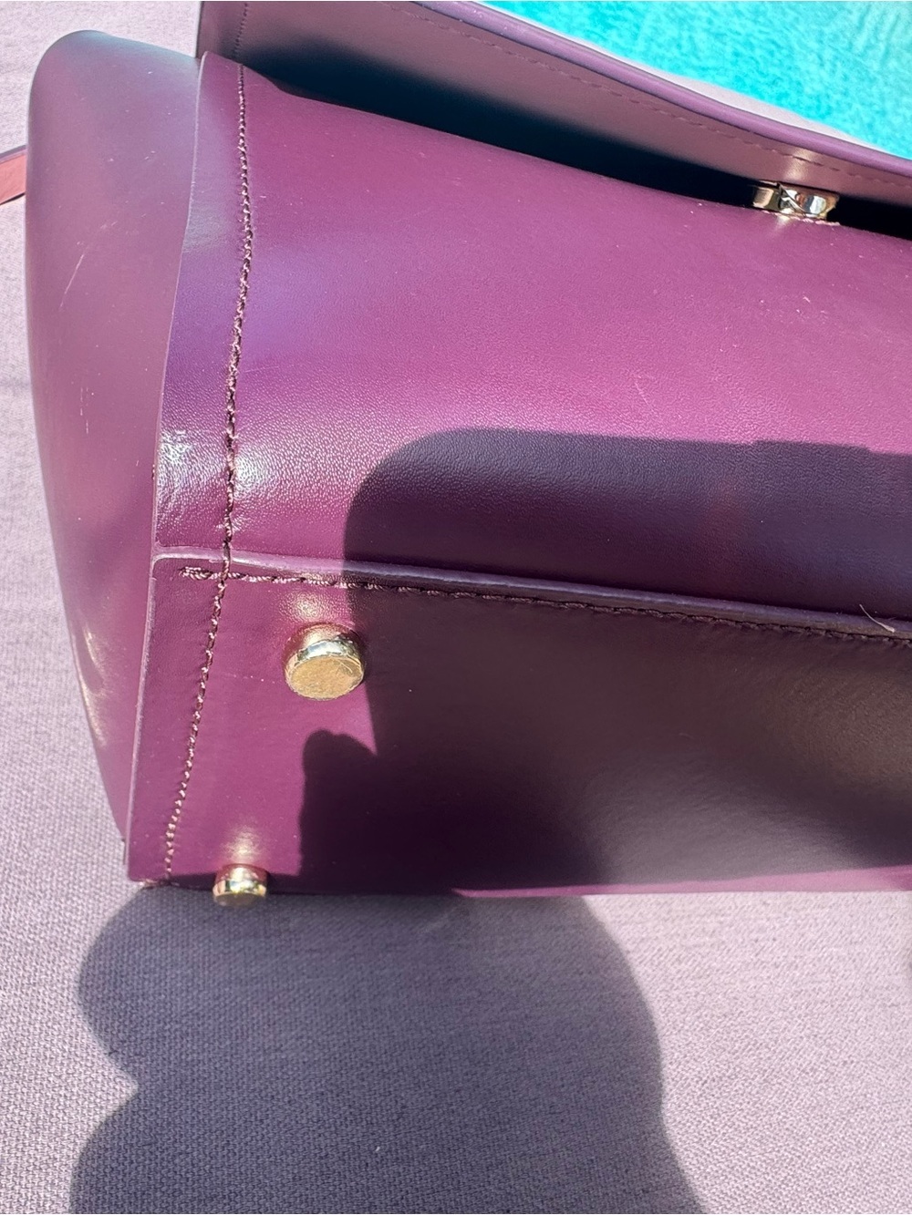 Kate Spade Magnolia Park Large Laurel Satchel Moody Plum Leather Crossbody
VGUC - Picture 7 of 16